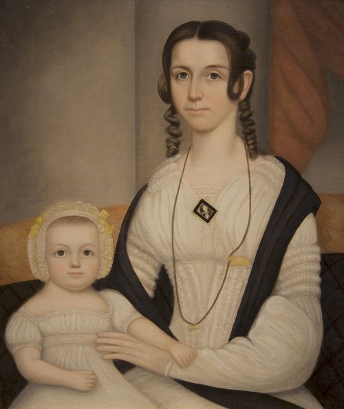 Portrait of Francina Elizabeth Cox Greer and Elizabeth Mentoriq