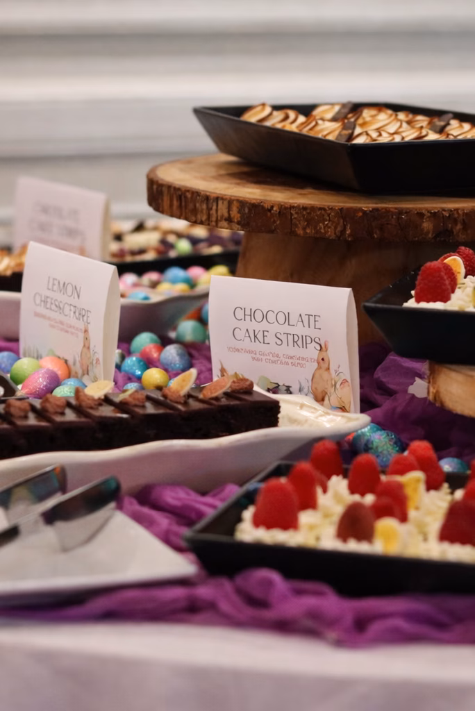 Easter Lodge Brunch Dessert Table