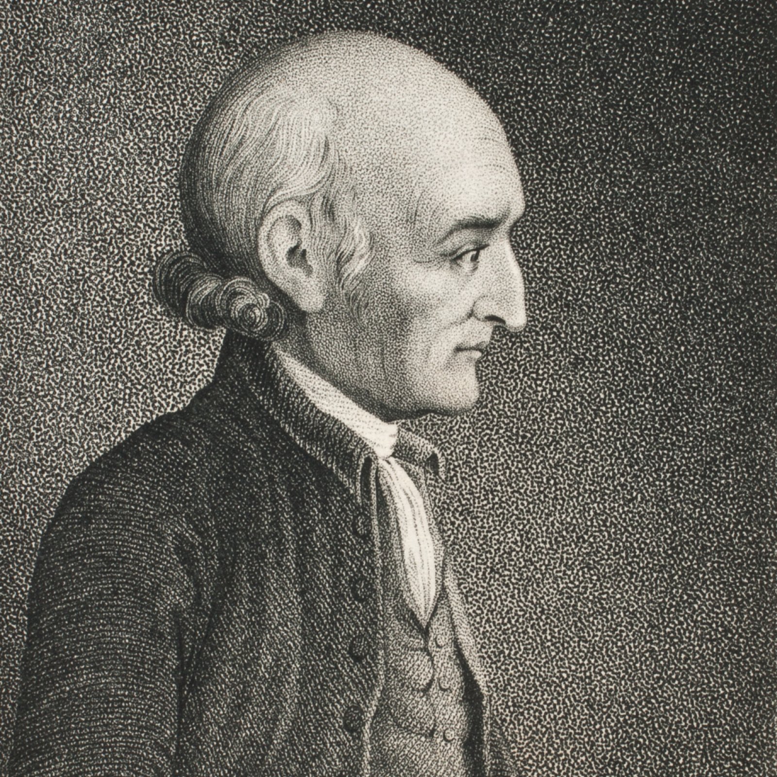 Engraved portrait of George Wythe from the Pat and Jerry Epstein American History Document Collection.