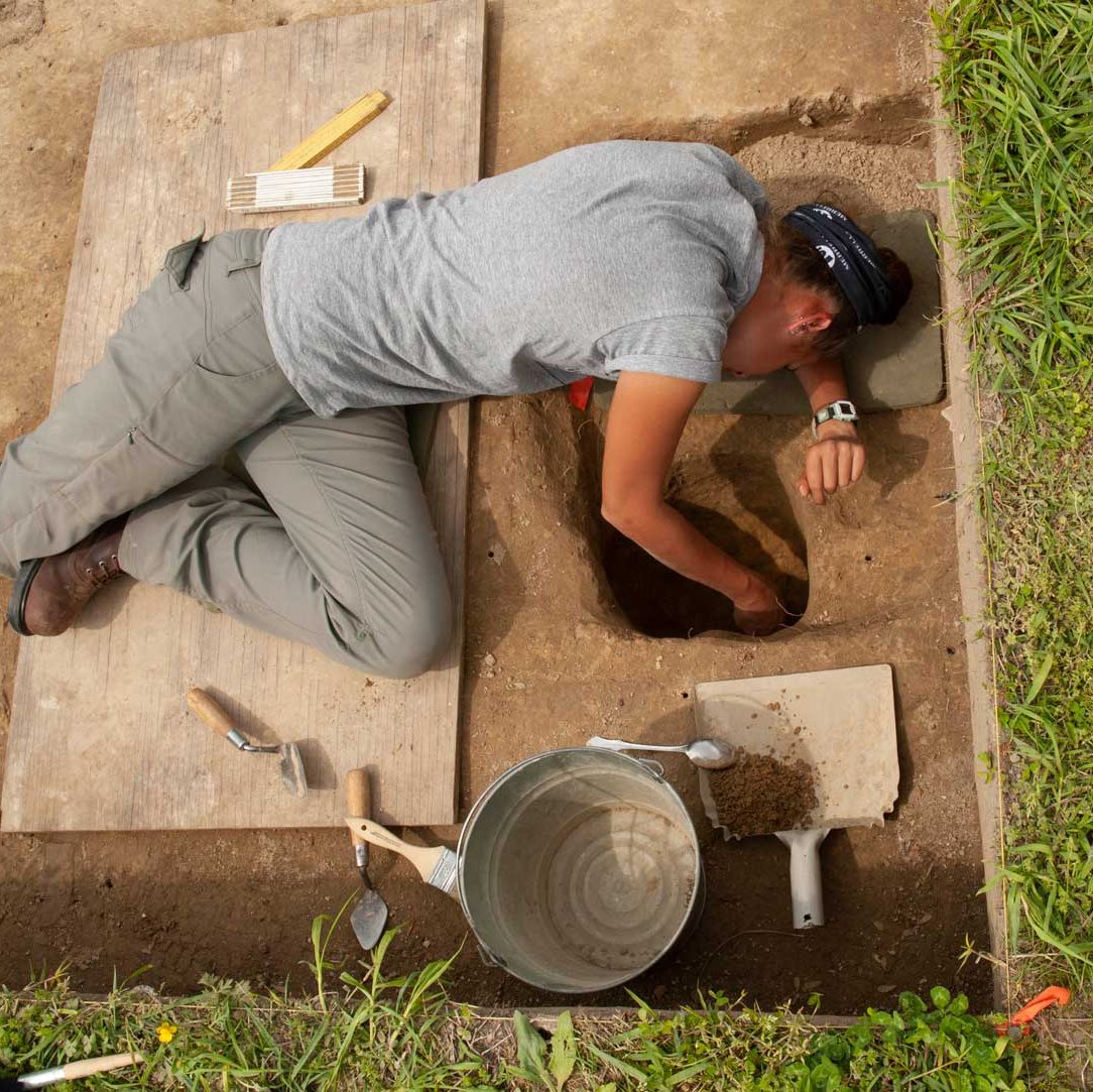 Excavating-cow-foot