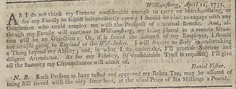 Image of page 4 in the Virginia Gazette from April 11, 1751.