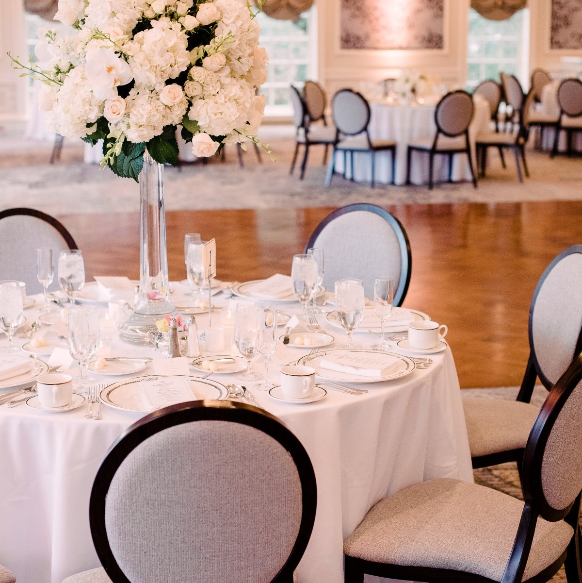 Floral Arrangement in Regency Room (Portrait)