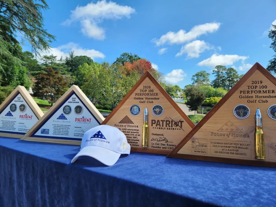 Folds of Honor Memorabilia Awards Table