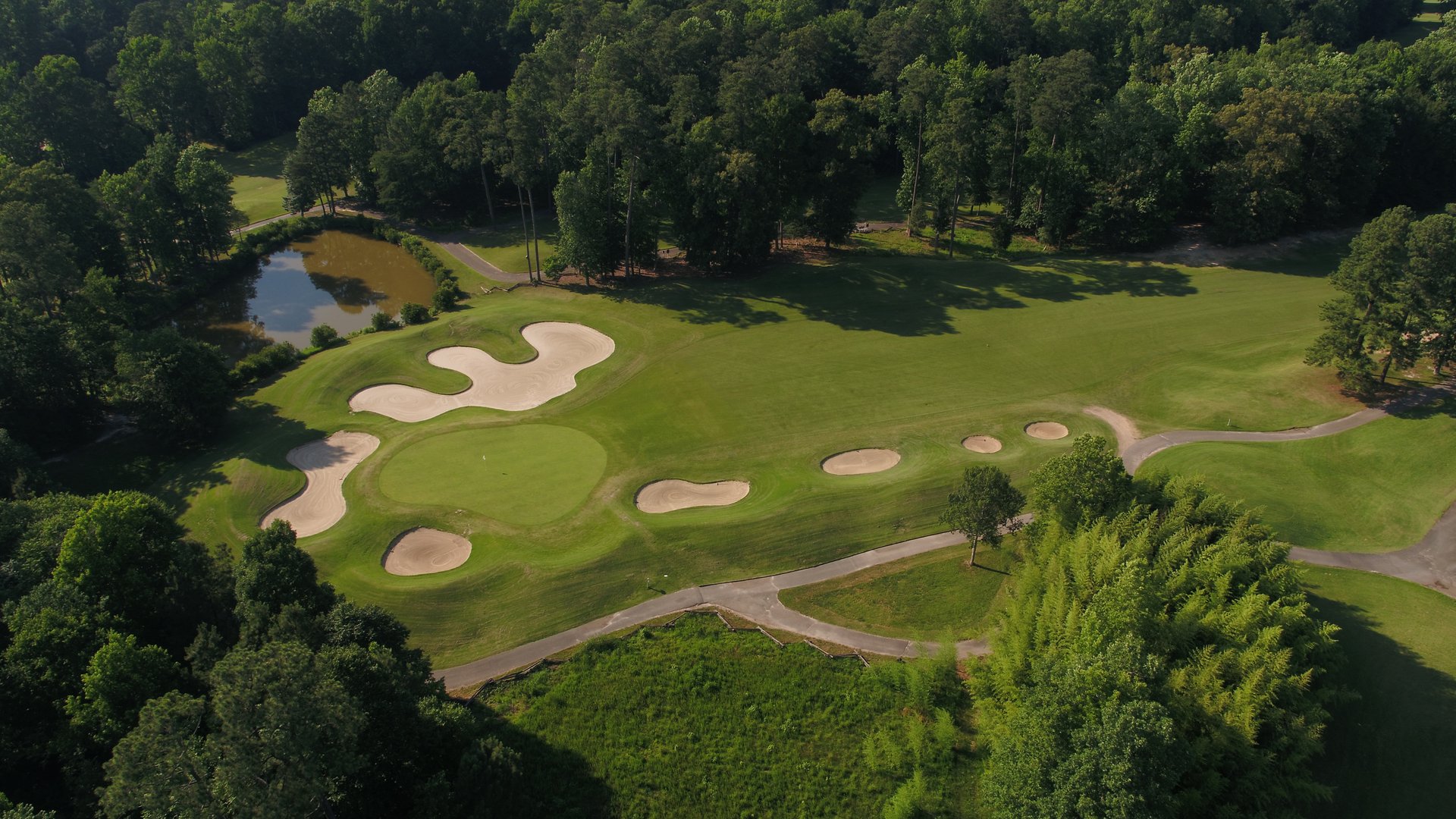 Green Course Hole 5 Aerial