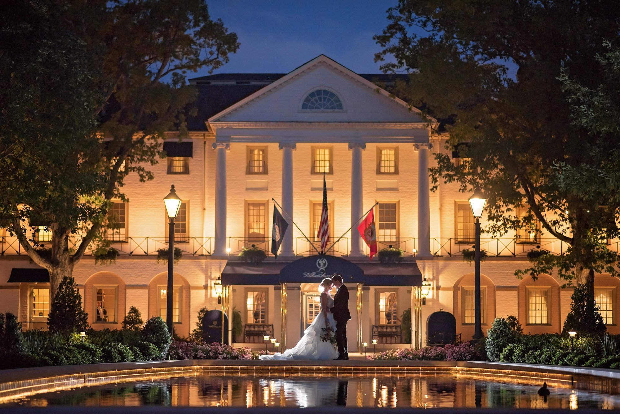 Inn Night Wedding Photo