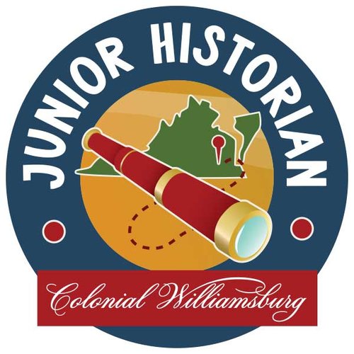 CWF000086-Junior Historian Scavenger Hunt-Headline and Badge-Sticker_STICKER