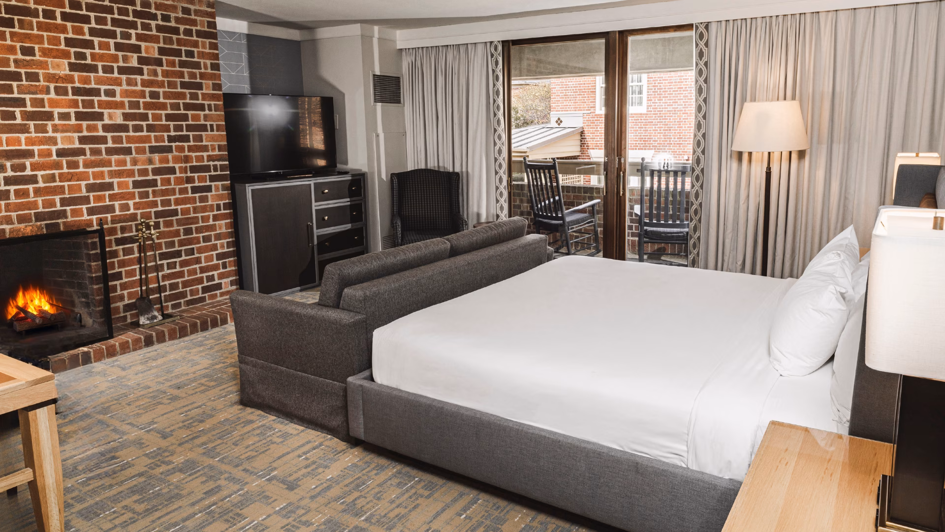 Lodge Fireplace Room