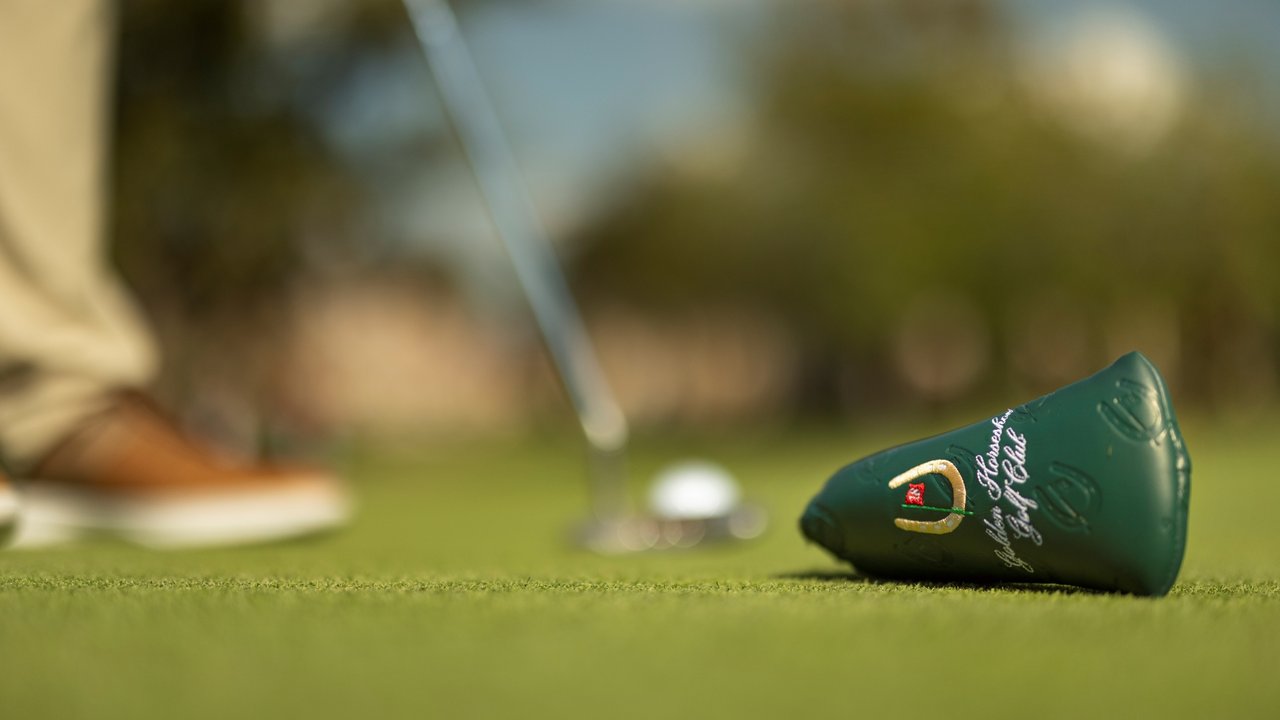 Putting with Clubhead Cover