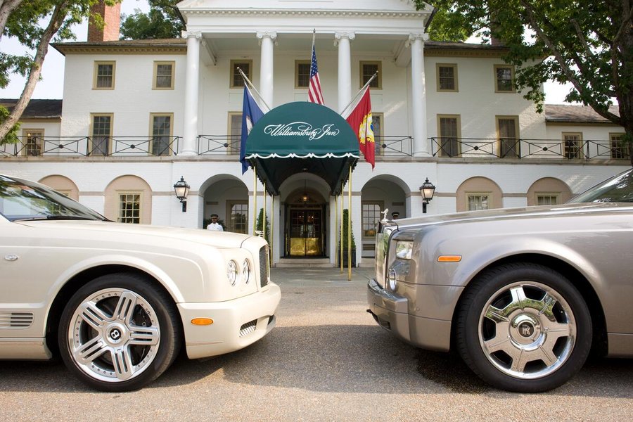 Rolls Royce & Bentley at the Williamsburg Inn (1)