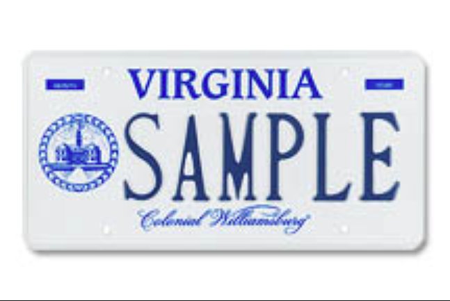 cw license plate