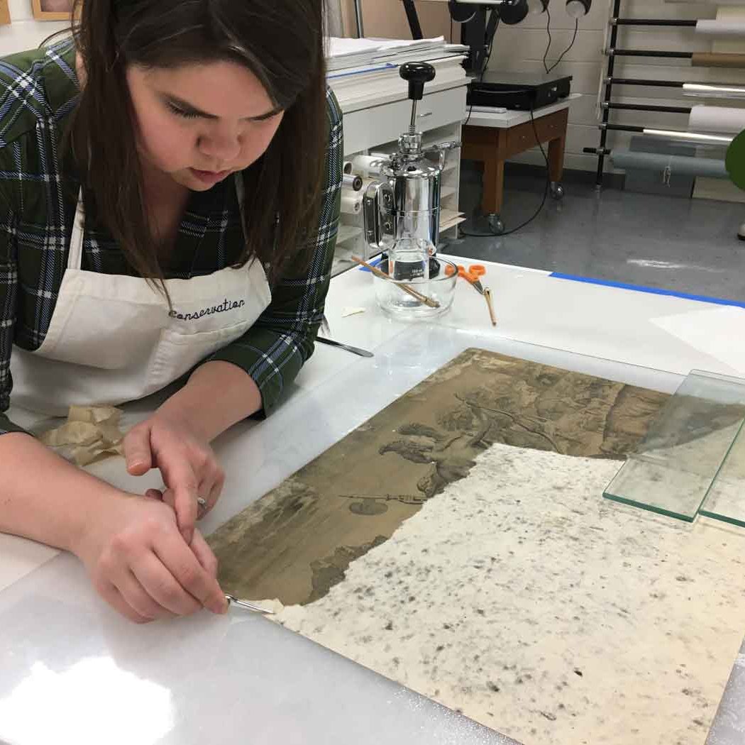 The Conservation of Visscher’s Print of America_3