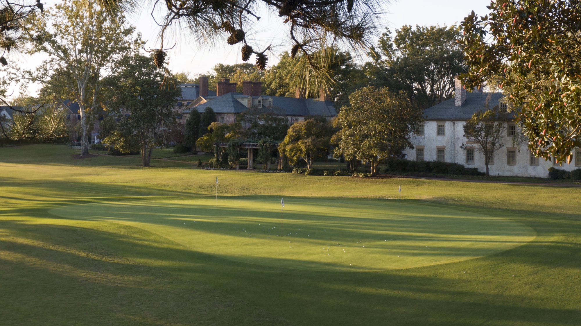 Williamsburg Inn with Putting Green in the Foreground