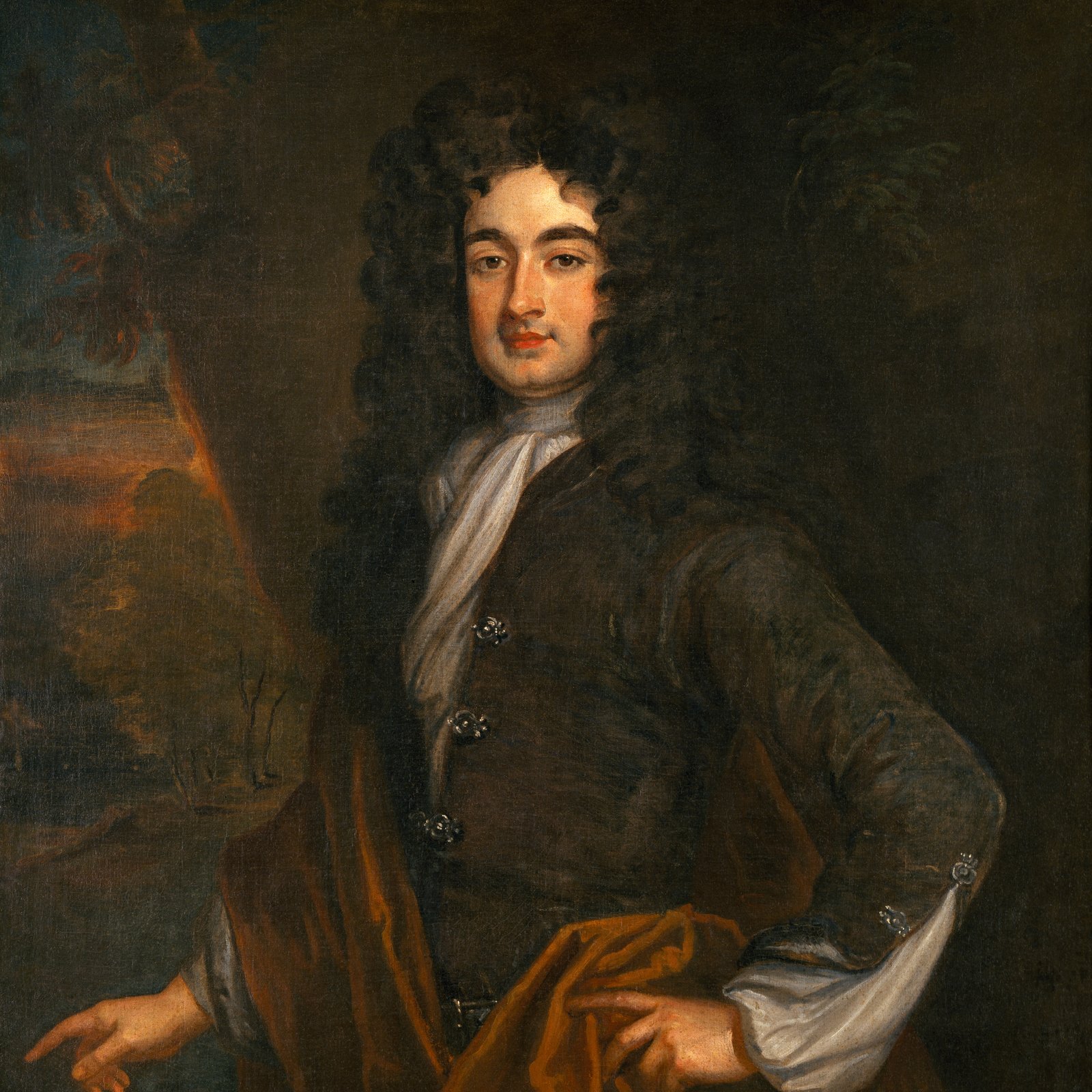 Portrait of William Byrd II (1674-1744).