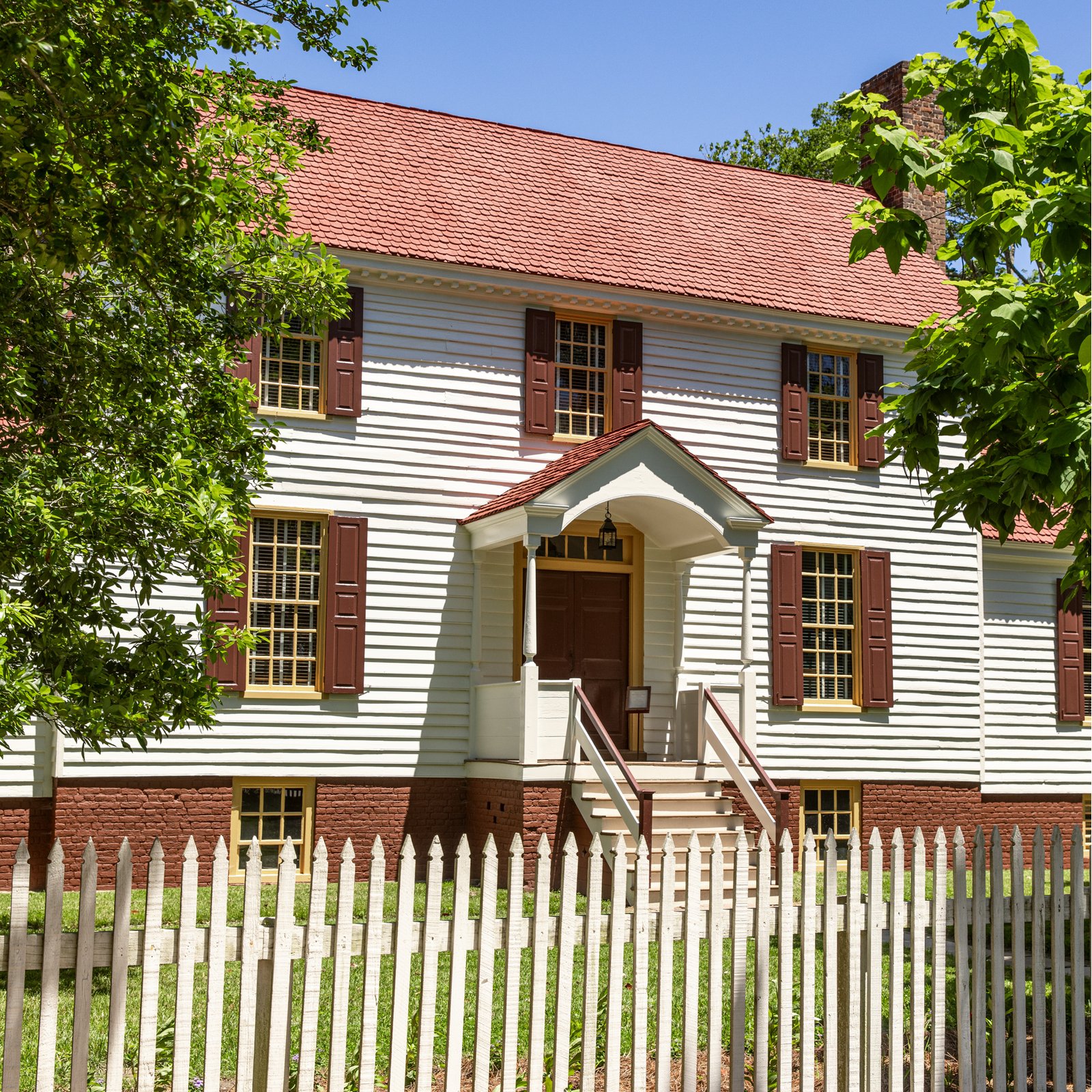 The St. George Tucker House in Colonial Williamsburg's Historic Area.