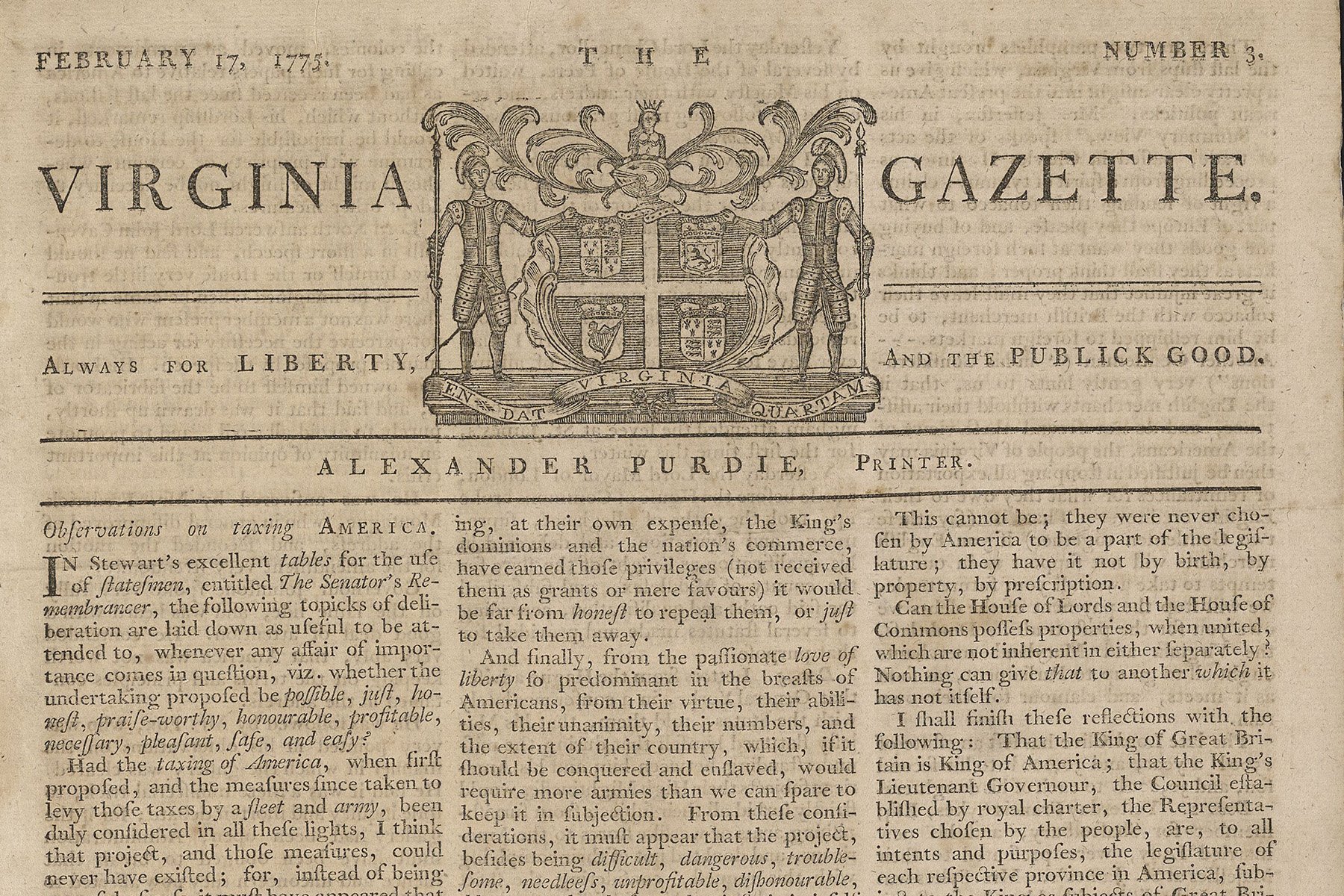 Fourth Gazette Masthead