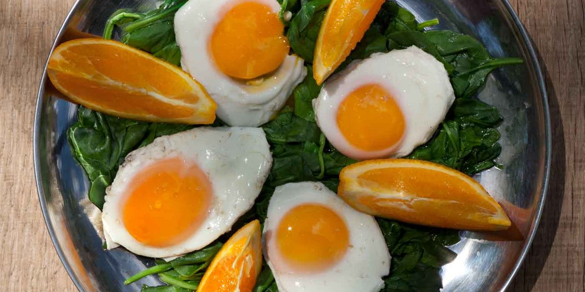 Stewed Spinage and Eggs - Colonial Williamsburg